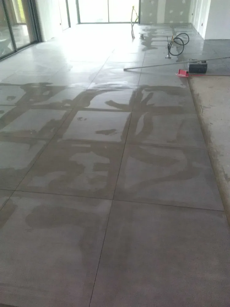 rénovation carrelage sol à Ossages